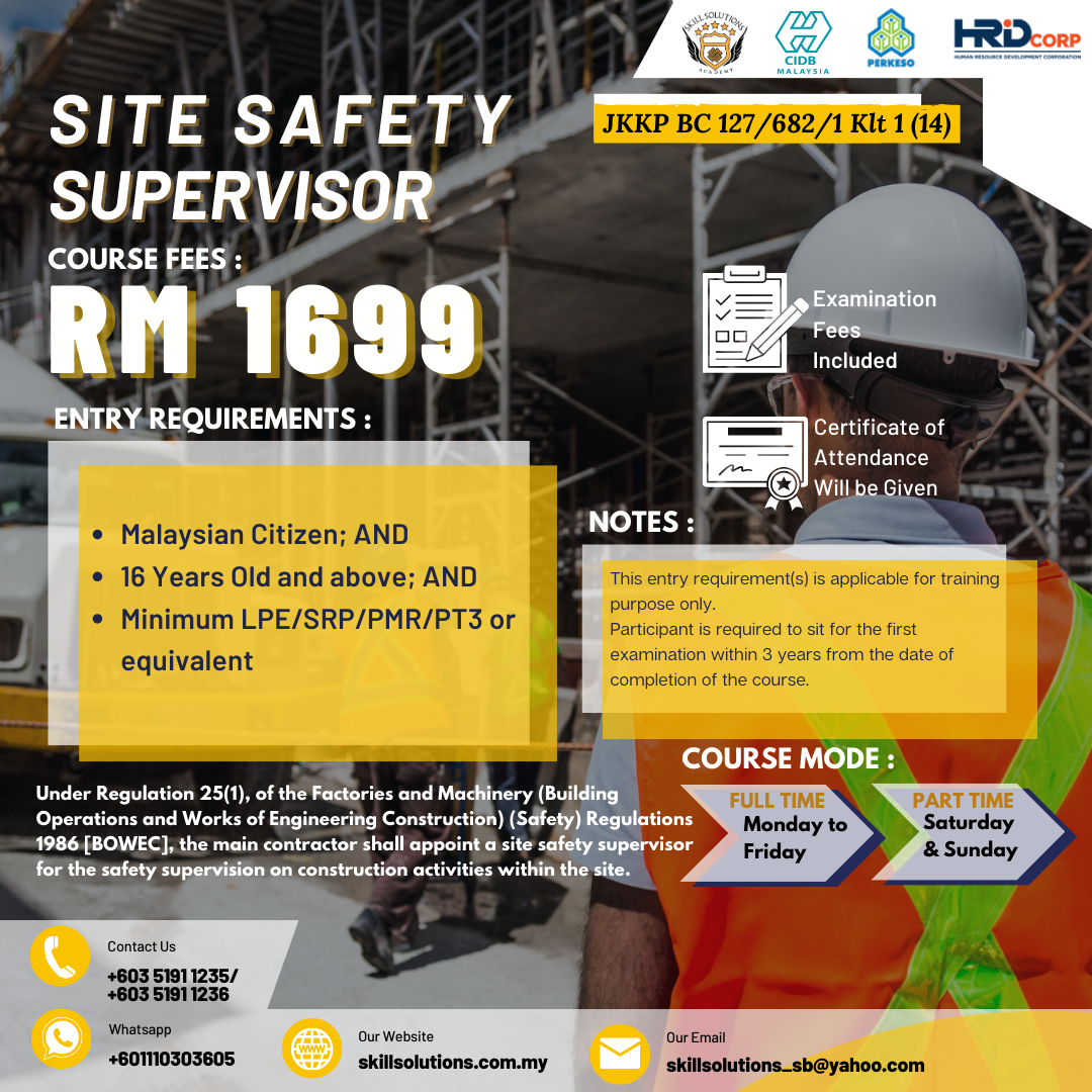 Site Safety Supervisor SSS 